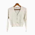 To be To cardigan bambina panna