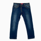 To be too jeans bambina con borchie a stella blu - Abbigliamento bambini firmato | CDifferent Outlet