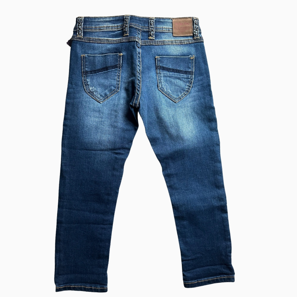 To be too jeans bambina con borchie a stella blu - Abbigliamento bambini firmato | CDifferent Outlet