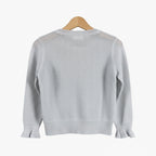UBS2 cardigan bambina grigio con lurex - Abbigliamento bambini firmato | CDifferent Outlet