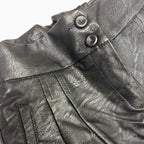 Vicolo pantalone in ecopelle bambina nero