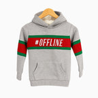 Vingino felpa con cappuccio e tasca a marsupio bambino grigia - Abbigliamento bambini firmato | CDifferent Outlet