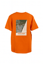 Jack & Jones t-shirt manica corta bambino arancione