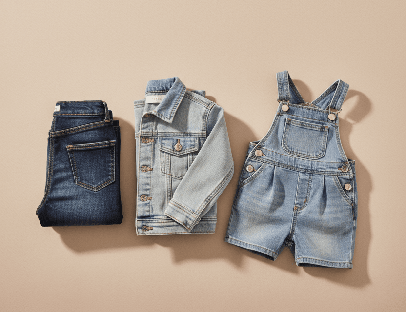 Children's Denim Promo Background