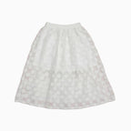 Alice Pi gonna bambina bianca con cuori e vita elasticizzata