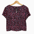Only blusa bambina animalier fucsia e lilla