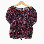 Only blusa bambina animalier fucsia e lilla