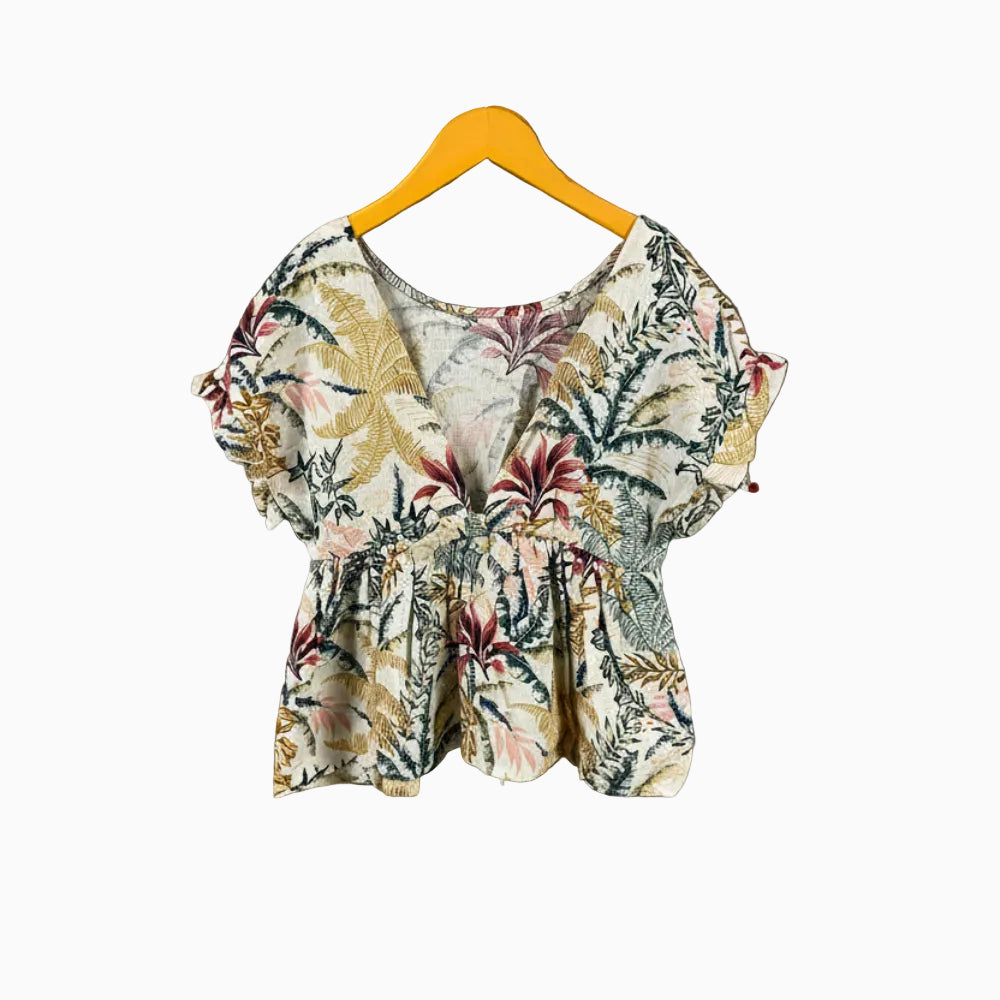 Mayoral blusa bambina fantasia tropicale - Abbigliamento bambini firmato | CDifferent Outlet