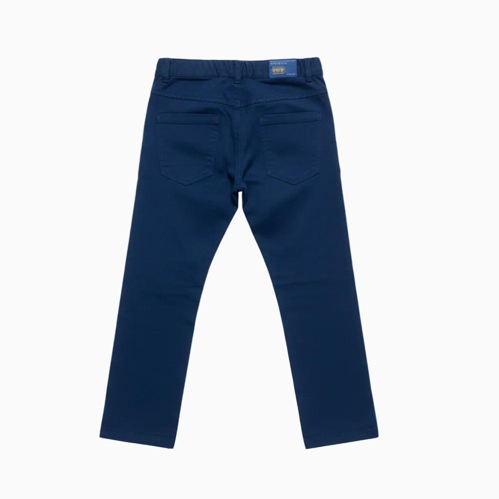Melby pantalone blu in cotone - Abbigliamento bambini firmato | CDifferent Outlet