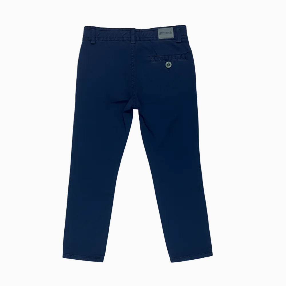 Officina 51 pantalone bambino blu in cotone - Abbigliamento bambini firmato | CDifferent Outlet