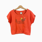 Boboli t-shirt manica corta bambina arancione