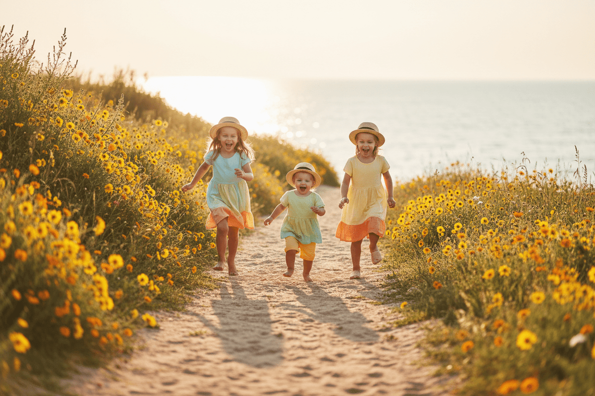 Abbigliamento estivo bambini per il mare e le vacanze a prezzi outlet